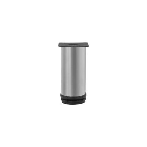 Este kit incluye 5 patas de mesa regulables en altura de 5 cm y patas reforzadas para muebles, aptas para mesas y muebles. Fabricadas en acero inoxidable cepillado, son regulables en altura. - Crezuo