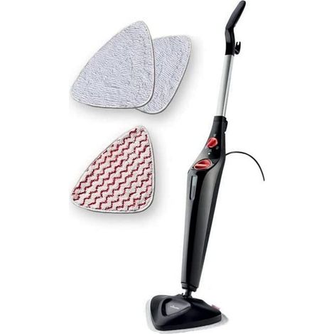 Vileda Steam PLUS con Power Padscopa a vaporepulizia e igiene con il vaporeelimina fino al 99.9% dei batteri e virusideale per tappeti, moquette e tutti i tipi di pavimentosenza uso di detergenti (1/2)