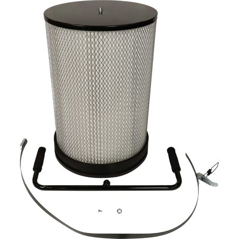 vhbw Fine Dust Filter compatible with HBM 100 Extraction System - Fine Dust Filter Cartridge with Cleaning Brush