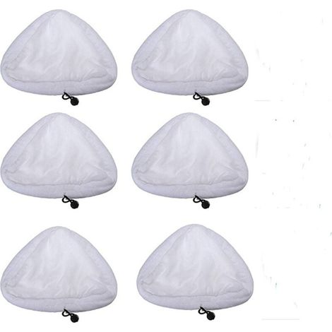6 pièces adaptables shark vapeur mop set en tissu shark microfibre mop head accessoires H20 X5 S302 S001 (1/4)