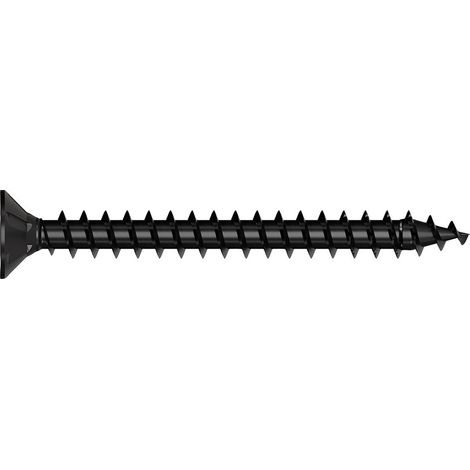 HSI Black-Tec Universalschrauben TX20 Ø 3,5 x 16 mm - 50 Stück verzinkt schwarz (1/2)