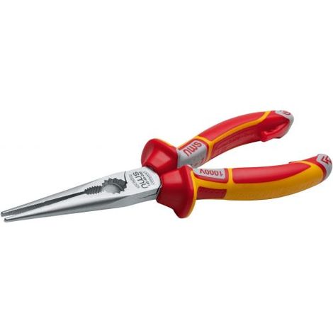 NWS 140-49VDE-205 ALICATE BOCA SEMIREDONDA RECTA SERIE 49 VDE LARGO 205 MM