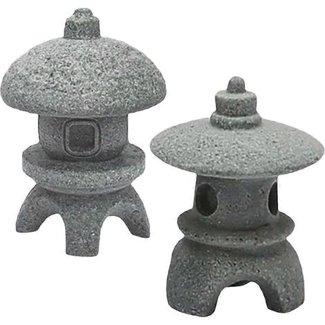 Figurines miniatures japonaises pour décoration extérieure (10 pièces) (1/5)