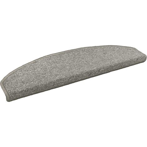 vidaXL  Self-adhesive Stair Mats  15 pcs Light Grey 80 x 24.5 x 3.5 cm