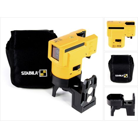 Stabila Green Beam Self Leveling Cross Line Laser Level & Mount 19110 LAX50G (1/5)