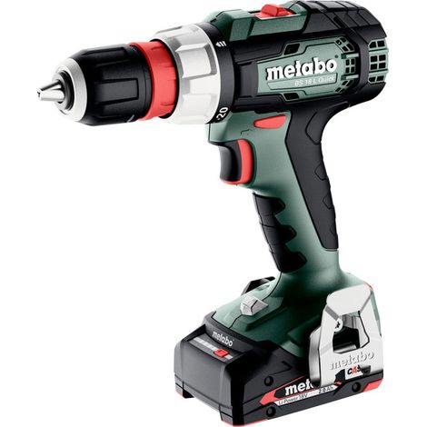 Metabo Akku-Bohrschrauber BS 18 L Quick, incl. 2x Akku Li-Power 2 Ah, Ladegerät, Zubehör, metaBOX (1/5)