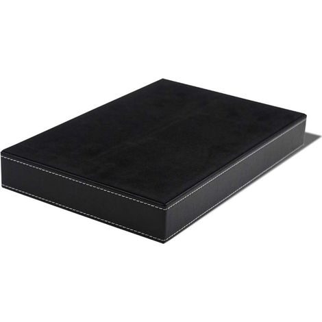 4C Leather Tray Organizer for Coins, Keys, Jewelry and Accessories - Stylish PU Leather Storage Box for Home, Office and (1/5)
