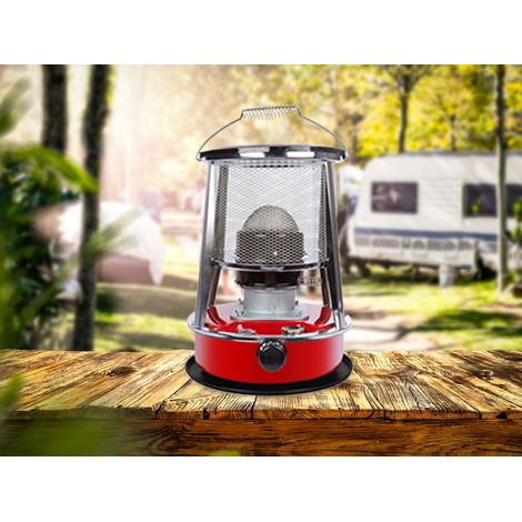 Perel Tragbare Petroleumheizung 2600W, Campingheizung fuer den Aussenbereich ohne Strom, 4,6L Tank bis zu 18 Stunden Waerme, Notheizung fuer Zelt und Terrasse (1/10)
