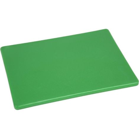 Planche à Découper Professionnelle Polyéthylène Verte 229 x 305 mm - Hygiplas (1/5)