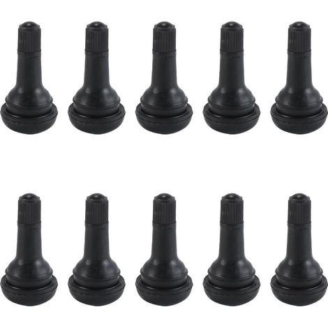 Lot de 10 Tiges De Valve De Pneu en Caoutchouc TR415, Pièce De Rechange pour Jantes sans Chambre À Air (1/5)