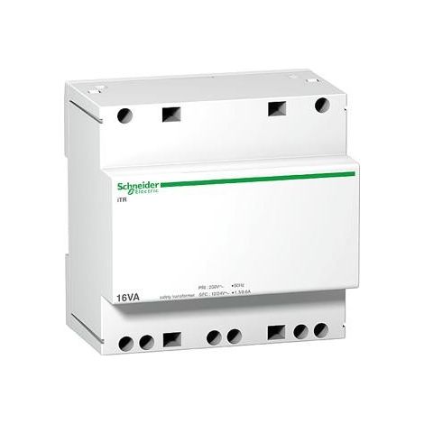 Transformateur de sécurité 25VA 230VCA vers 12-24VCA - A9A15219