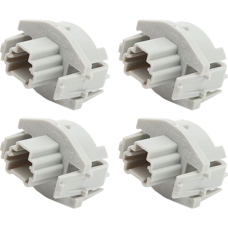 GARRYFIZH Support de douille de feu arrière de frein 34102 S60 003, boîtier d'ampoule de plaque d'immatriculation pour Accord Civic cr-v Fit Odyssey Pilot 4 pièces