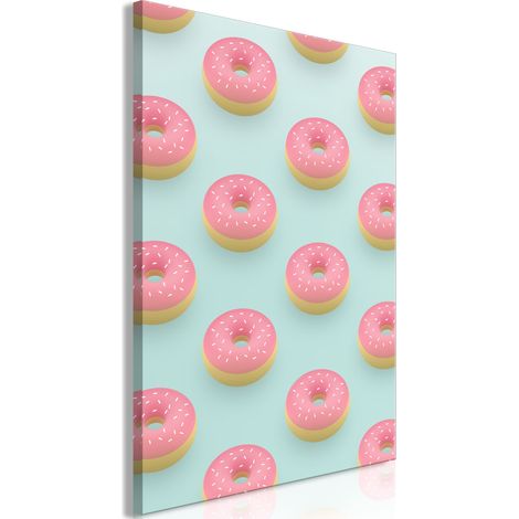 Peinture - Donuts pastel (1 partie) verticale (1/3)