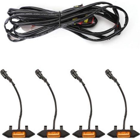 4 luces LED de calendario para BMW 2019-2022, luces de circulación diurna (DRL), luces intermitentes delanteras, luces de tablero para automóvil (1/5)