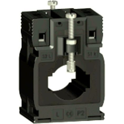 Transformador TI DIN 300/5 SCHNEIDER 27 barr 10x, 300 VA, 5 A, diseño compacto.