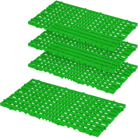 BRB Grille, vert, H 800 x 400 x 25 mm, VE = 4 pièces