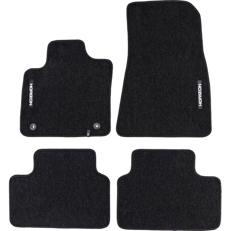 Tapis de Sol de Voiture pour Volvo C40 Recharge 2021-2025 Velours Noir 4Pcs (1/5)