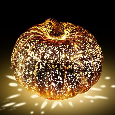 Lumières Lanterne Citrouille - Décorations LED Halloween Citrouille,Éclairage d'Ambiance Déco de Table pour Maison Automne Jardin Terrasse Cuisine Chambre (1/5)