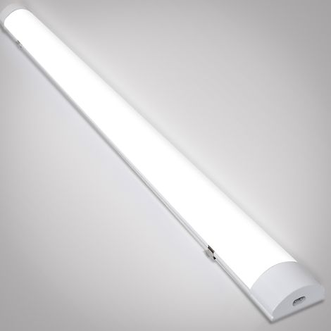 Randaco LED Feuchtraumleuchte Wasserdichte LED-Lichtleiste 60cm 18W IP65 mit Steckverbindung Farbtemperatur: Neutralweiß 4000K