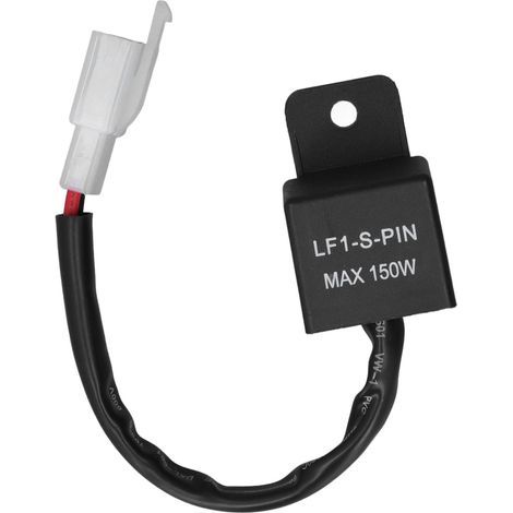 Relè lampeggiatore a LED a 2 pin, 150 W 12 V CC, alloggiamento in ABS, 400 ore di funzionamento, 60-120 lampeggi al minuto, temperatura di esercizio 40-80 °C. (1/5)
