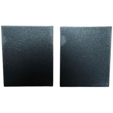 2 Pezzi Tappo Finale Terminale Nero per Chiusura Lampada LED Lineare SV0205N