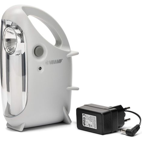 VELAMP LAMPADA EMERGENZA PORTATILE RICARICABILE LED 170 LM MINI OVIDEA (1/5)
