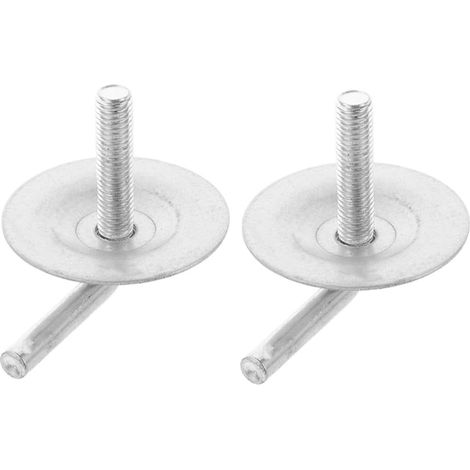 Vis de Montage Base Ventilateur Argenté, Lot de 2pcs Écrou en L pour Fixation Sécurisée et Remplacement Facile, pour Fête (1/5)