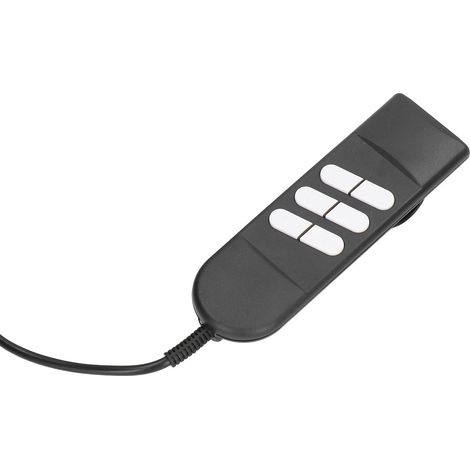 Ortviai Télécommande filaire pour fauteuil releveur et canapé électrique – 6 boutons, contrôle simultané de 3 vérins, câble 1,5 m (1/4)