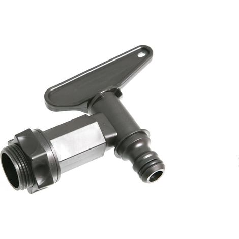 One Stop DIY Lot de 10 robinets de réservoir d'eau en plastique noir compatibles avec Hozelock