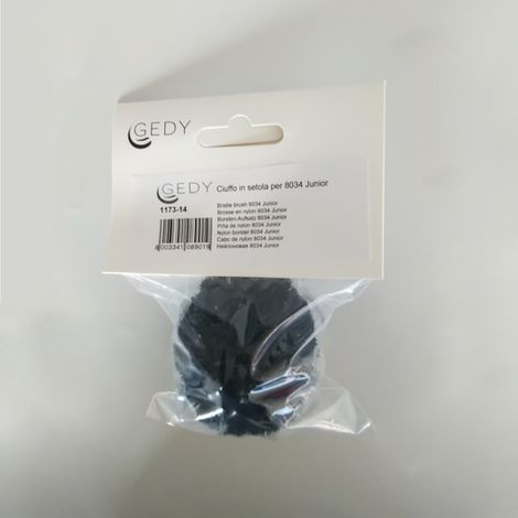 Gedy Ciuffo Ricambio Scopini Nero Per Junior 8034 (1/2)