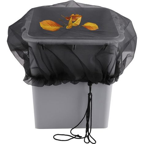 Lot de 2 Couvercles en Filet pour Seau de Récupération d‘Eau de Pluie - Diamètre 95 cm - Réglable - Pour Collecteurs d’Eau (1/5)