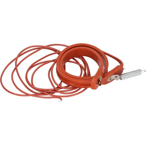 Ceinture chauffante flexible et étanche en caoutchouc silicone, 35 W, 220 V CA (1/5)