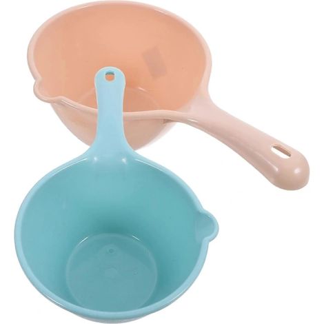 Filiyano-[PL] Seau à eau avec poignée ergonomique pour la cuisine et le nettoyage dans la salle de bain et la cuisine, bleu, 2 pièces. (1/5)