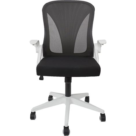 QUICK - Fauteuil de Bureau Rabattable Noir et Blanc (1/5)