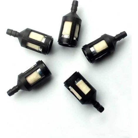 Lot de 5 Filtre à Essence pour McCulloch 216985 MC-9182-310001 Homelite 49422 Tecumseh 410263 ZF-1 Debroussailleuse Tronconneuse Taille-Haie Tariere Pompe