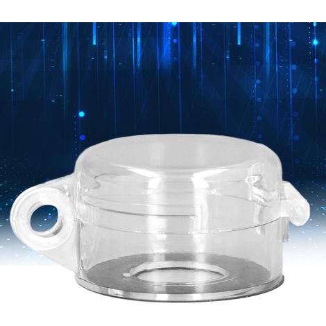 22-mm-Not-Aus-Taster, Schutzabdeckung, Pilzdrehschalter, Sicherheitsverriegelung, elektrischer Schalter, transparente Schutzabdeckung BS-01 (1/5)