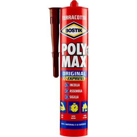 Bostik Polymax Original Express Cartuccia Poly Max Terracotta