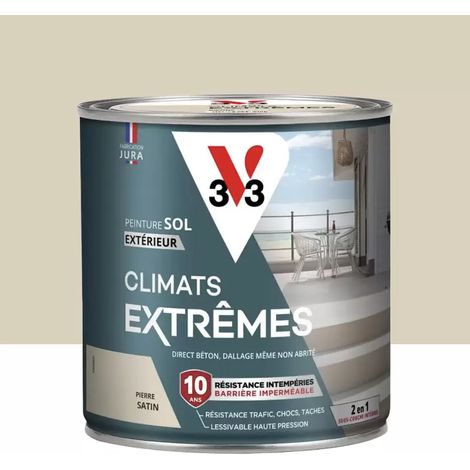 Peinture Spéciale Sols V33 Climats Extrêmes Satin Pierre 0,5 L (1/3)
