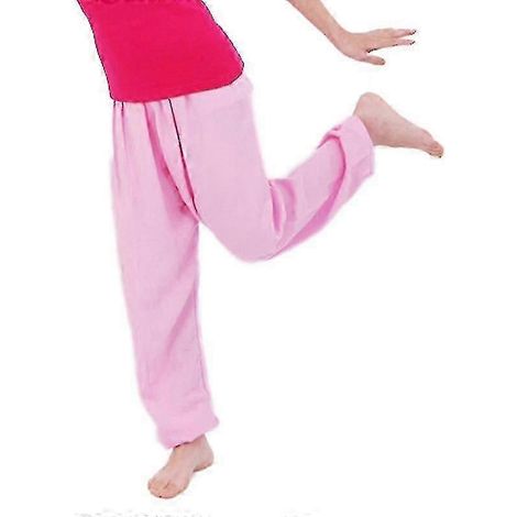 Locker sitzende, schlichte lange Kinderhosen im Bloomer-Stil, ideal für Yoga und Tanz, im Aladdin-Stil (1/2)