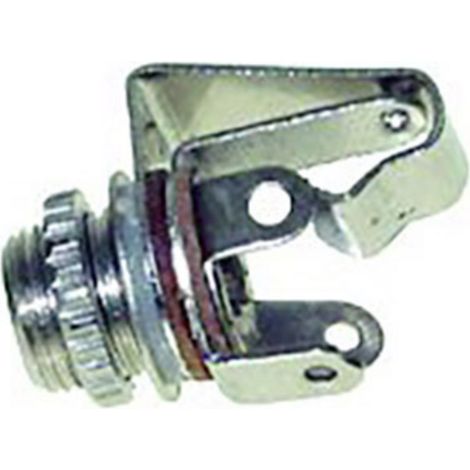 TRU COMPONENTS 1559776 Klinken-Steckverbinder 6.35 mm Buchse, Einbau Polzahl: 3 Stereo Silber 1 St.