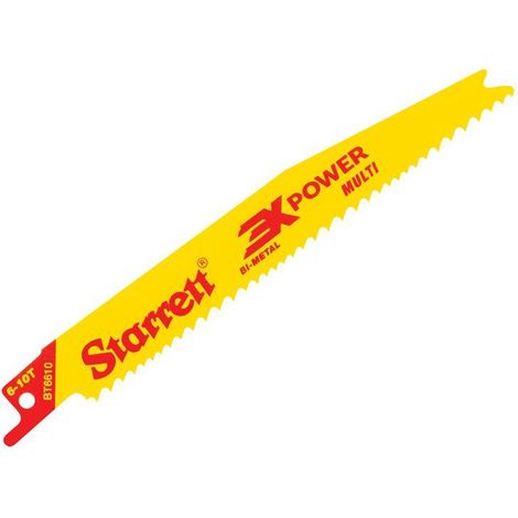 BT6610-5 Bi-Metal Reciprocating Blade, Tapered 152mm 6-10 TPI (Pack 5)