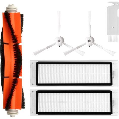 Accessoires Aspirateur Robot Xiaomi Brosse Principale Filtres Brosses Latérales Nettoyage (1/4)