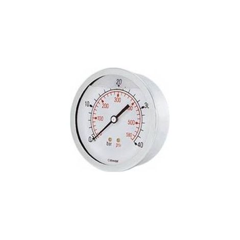 MANOMETRO ATTACCO POSTERIORE DM 50 - 1/4" Misura: 16 bar