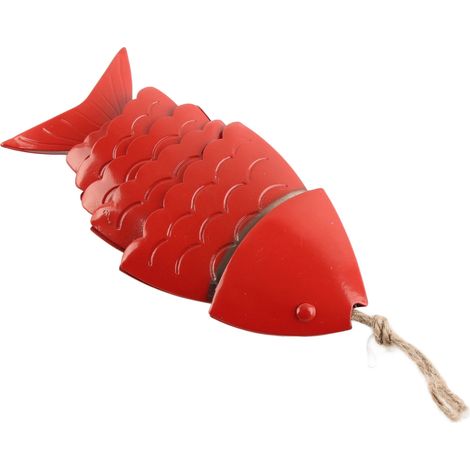 Carillon à Vent Poissons Koi en Métal, Décoration Colorée pour Extérieur et Jardin (1/5)