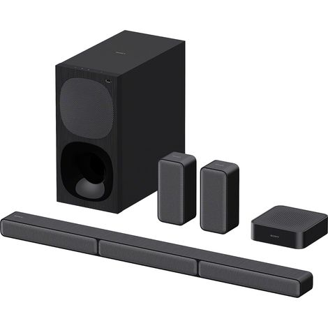 Barre de Son 5.1ch Home Cinéma avec Enceintes Satellites sans Fil, Noir (1/5)