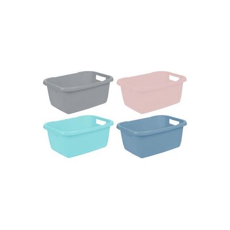 Panier à linge keeeper aenna capacité 32 litres empilable