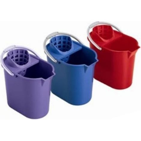 CUBO CON ESCURRIDOR 12L OVAL.AZUL