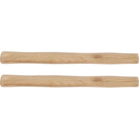 2pcs Manche en Bois pour Marteau 500g, Remplacement et Compatible, Poignée Beige Ergonomique pour Outils de Bricolage et Réparation (1/5)