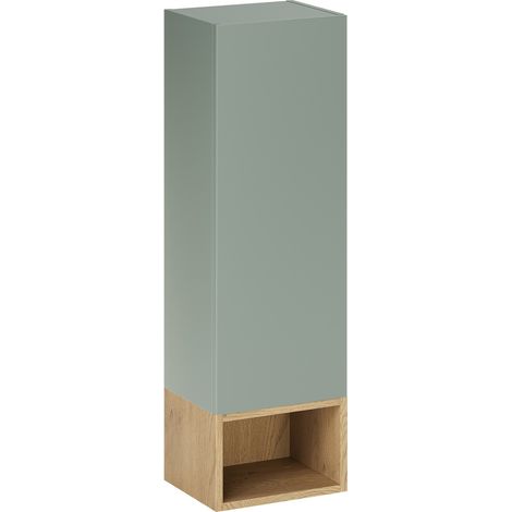 Armario de pared Oria 1 hueco Verde mate
