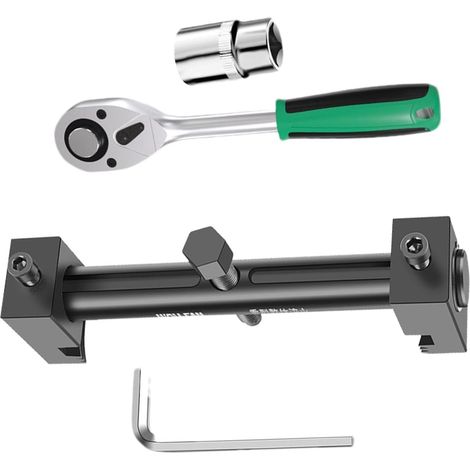 Outil pour enlever la poulie, outil pour retirer la poulie, kit d'extracteur réglable Serpentine Harmonic Balancer Extracteur Outil de poulie de vilebrequin de synchronisation flexible (1/5)
